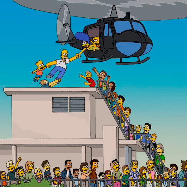 The Simpsons S26E10: Бегство из Сайгона.